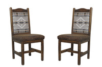 AZ Desert with Colt Coffee Faux Leather Fabric Seat