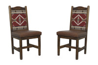AZ Maroon with Hickory Leather Seat