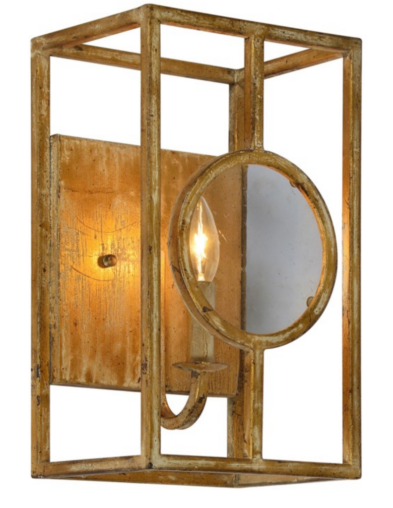 Gold Frame Sconce