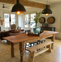 Farm Table with Architectural Salvaged Legs