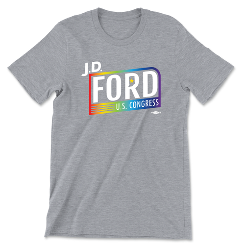 J.D. Ford - Pride Logo (Unisex & Women's Tee)