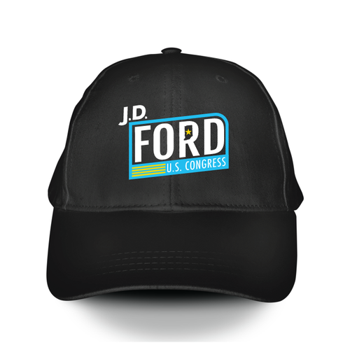 J.D. Ford For Congress (Black Baseball Cap)