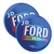 J.D. Ford - Pride Logo (2.25" Pin-Back Button -- Pack Of Two!)