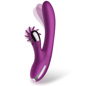 Finger Vibrator with Rotating Wheel