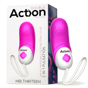 Thirteen Stimulator 2 in 1 Vibration and Pulsation