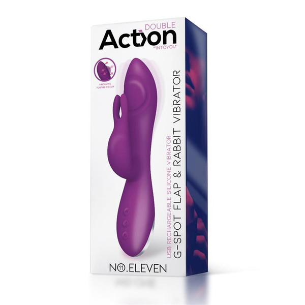 Eleven Vibrator with Bunny, G-Spot and Pulse Function Magnetic