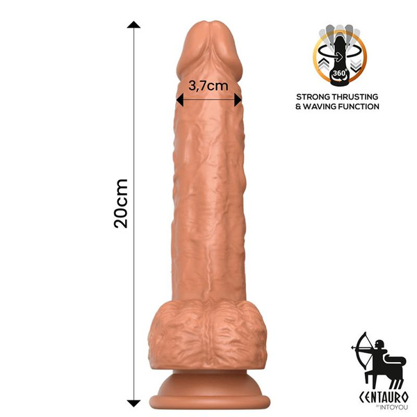 Octavius Dildo with Thrusting, 360º Waving and Vibrating