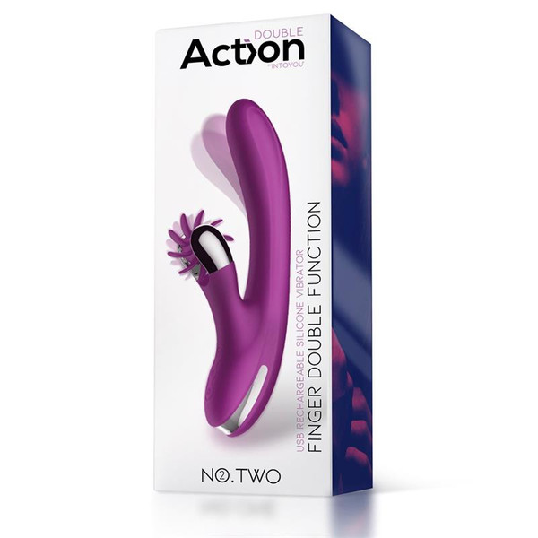Finger Vibrator with Rotating Wheel