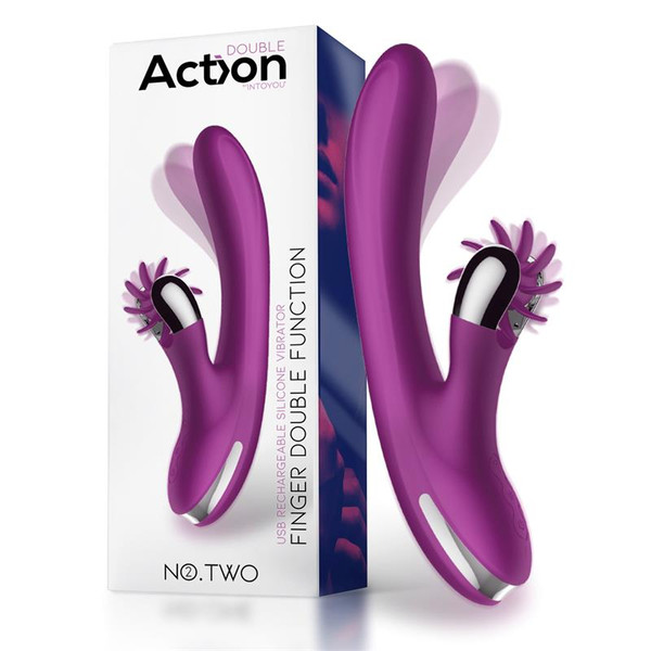 Finger Vibrator with Rotating Wheel