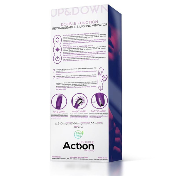 Four Up and Down Vibrator with Rotating Wheel