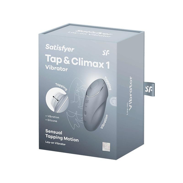 SATISFYER Tap and Climax 1 Vibrator and tapping Grey
