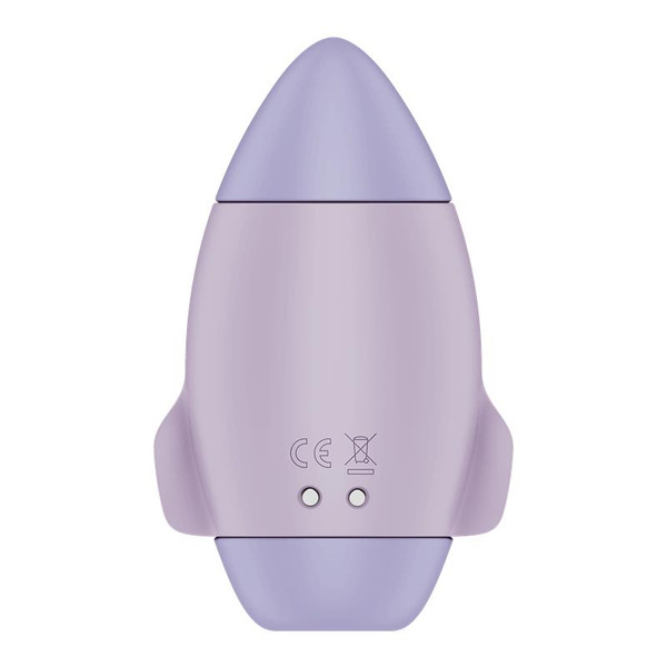SATISFYER Mission Control Clit Sucker and Vibrator Violet