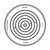 5.7cm Circular Pattern Target - 2 Sec Para (Met)
