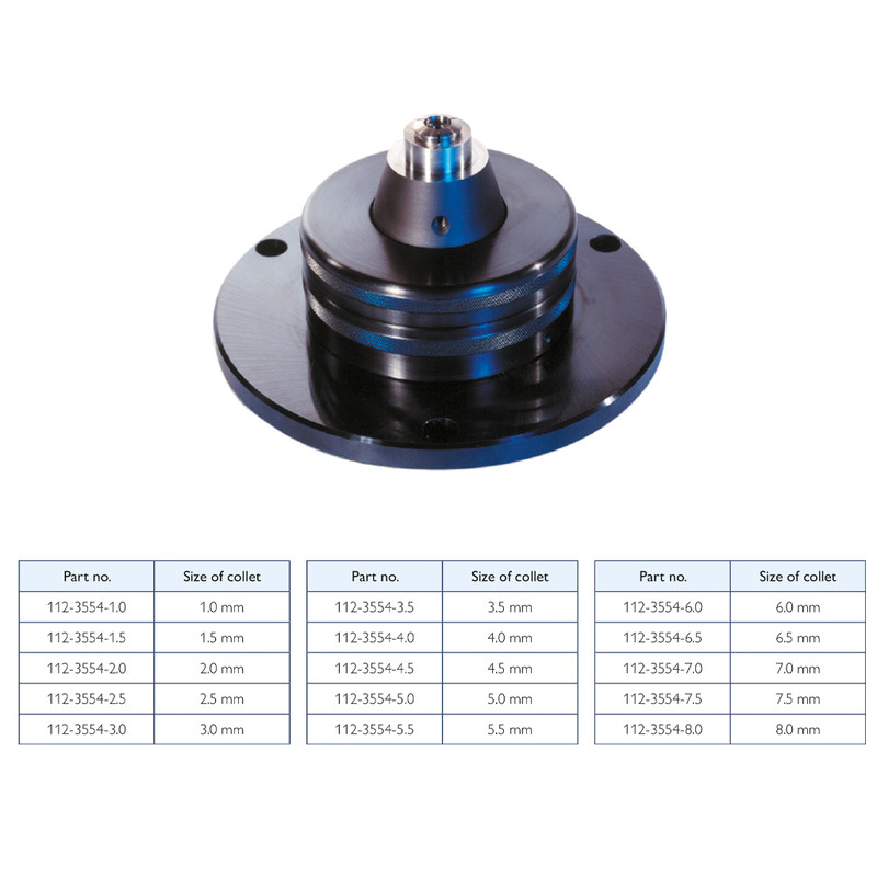 Precision Collets for use with Collet Chucks