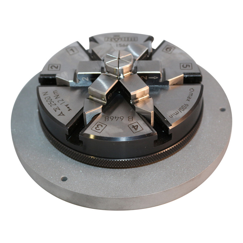 Precision six jaw component chuck