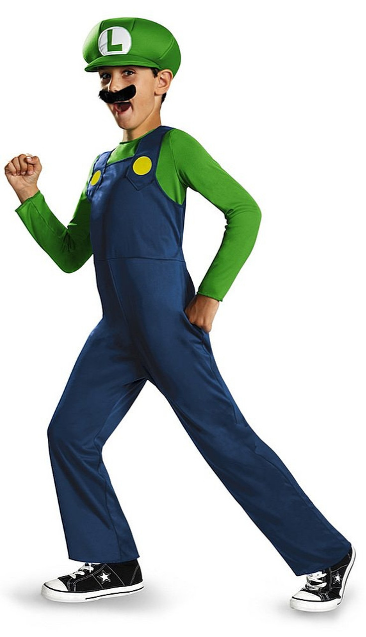 Luigi classique Enfant - Costume Super Mario Brothers Garçon