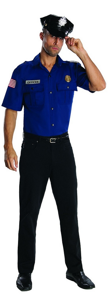 Costume Bleu Policier Homme - Costume Police Swat | Oya Costumes