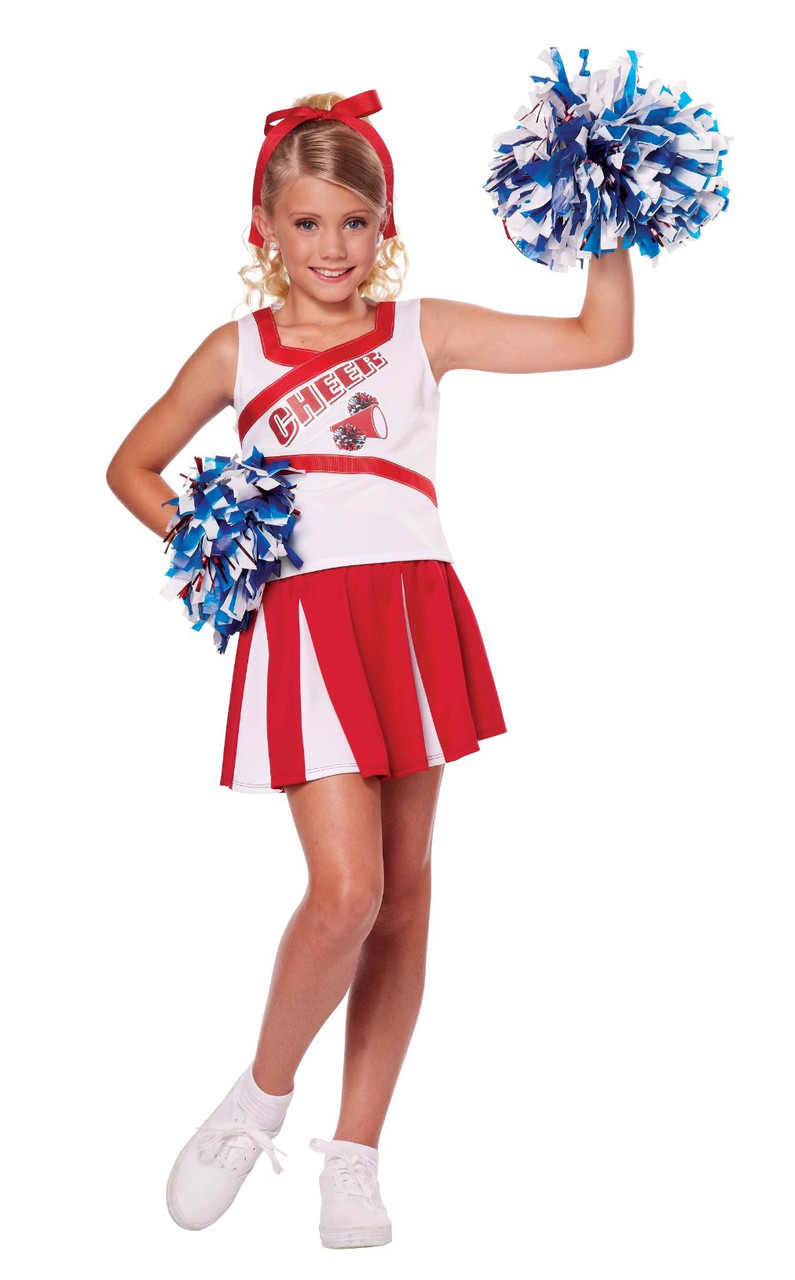 Costume de Pom-pom Girl Lycéenne pour Fille