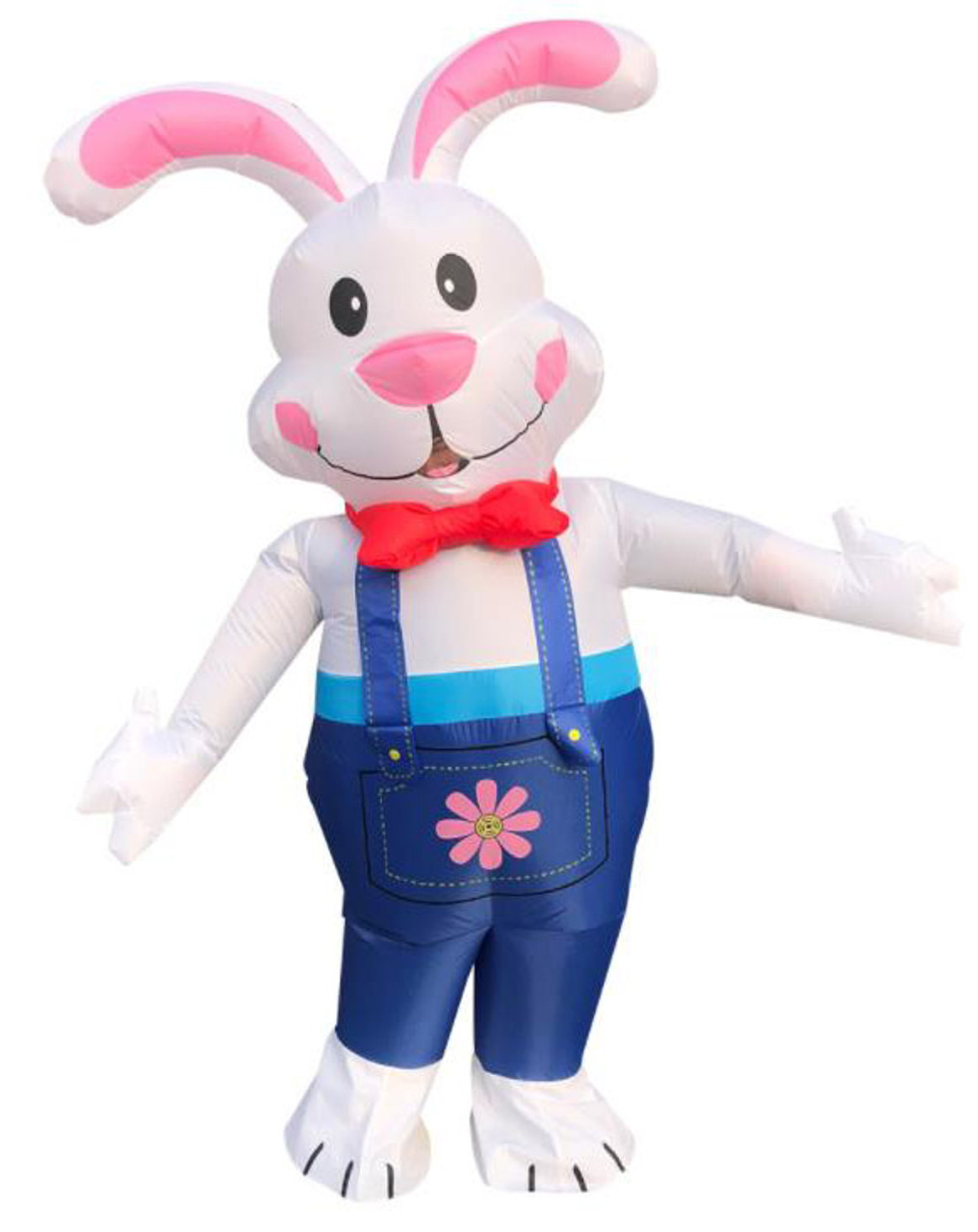 Mascotte de lapin rose pour adulte