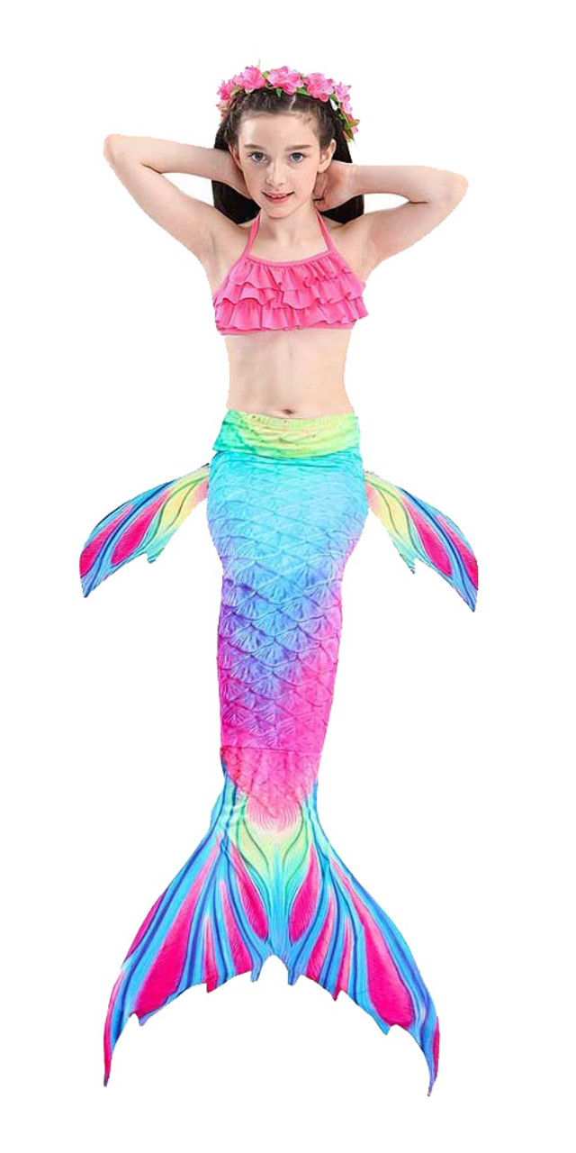 Generic Costume de sirène «Rainbow»; Queue de sirène à prix pas