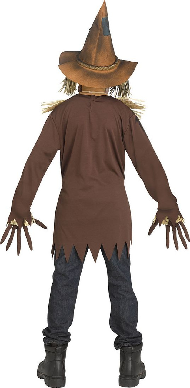 Acheter Costume d'épouvantail maléfique pour hommes Costume de magicien de  paille d'Halloween effrayant de luxe pour adultes