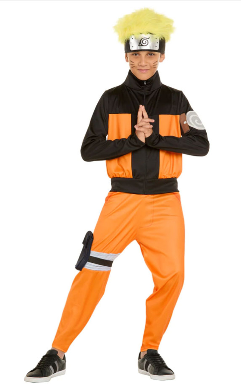 Déguisement Naruto Cosplay uzumaki costume et bandeau de 4 a 12