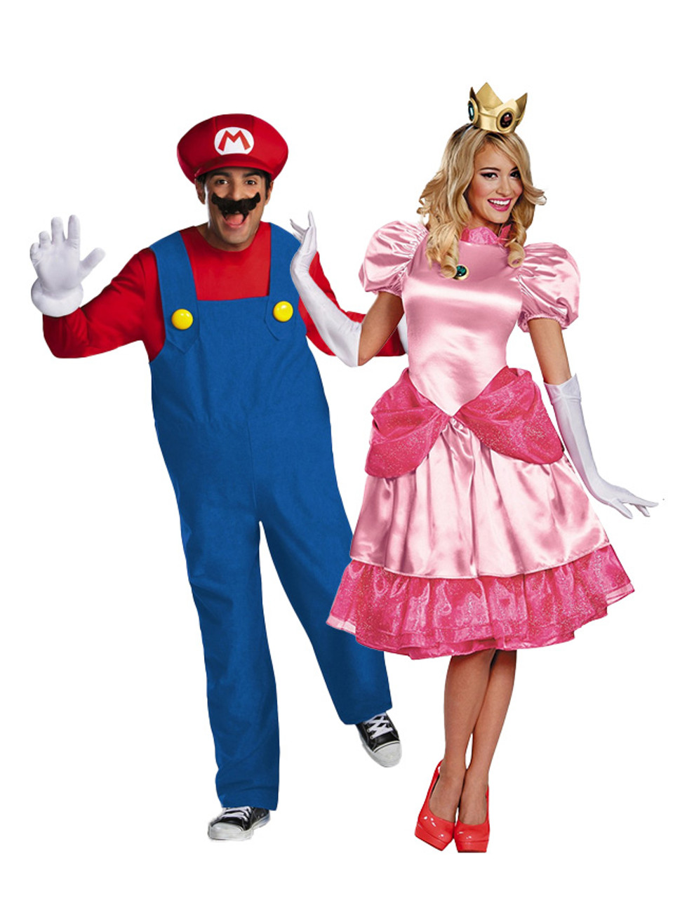 Robe Mario Princess Peach pour Femme - Costume Cosplay Mariage