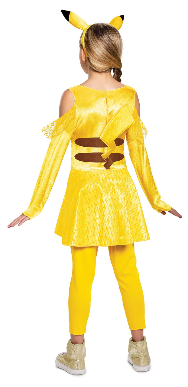 Déguisement Pikachu Femme Halloween Cosplay Costume - Jaune