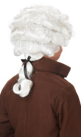 Child Colonial Man Wig back