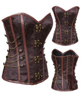 Corset Steampunk pour Femmes back