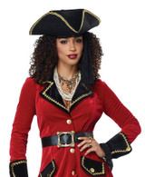 Costume de Pirate des Hautes Mers pour Femmes back