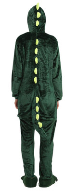 Costume Combinaison de Dinosaure Vert pour Adultes