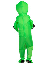 Costume d'Extraterrestre Vert Gonflable pour Enfants