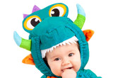 Costume Dragon Douillet pour Bébé