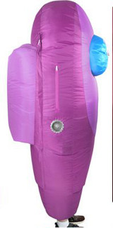 Costume Gonflable Among Us Mauve pour Adultes