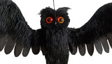 Hibou Sonique Animé Noir de 28 Pouces