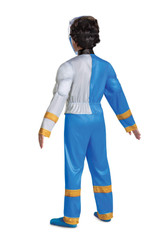 Costume de Ranger Bleu Beast Morpher Classique Muscle