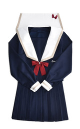 Costume Anime de Lycéennes Matelots Bleu Marin pour Femmes