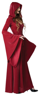 Costume Médiéval à Capuche Deluxe pour Femmes