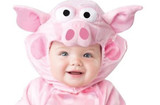 Costume de Bébé Cochon Précieux