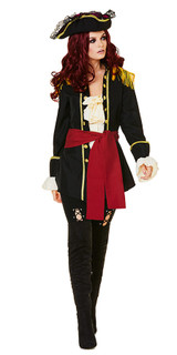 Costume de Capitaine Pirate pour Femmes