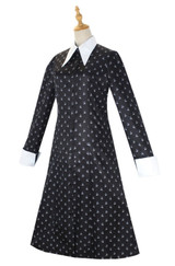 Costume Adulte Mercredi Robe à Pois