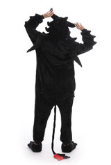 Costume Dragon Noir Onesie Enfant