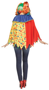 Poncho Multicolore Clown Femme
