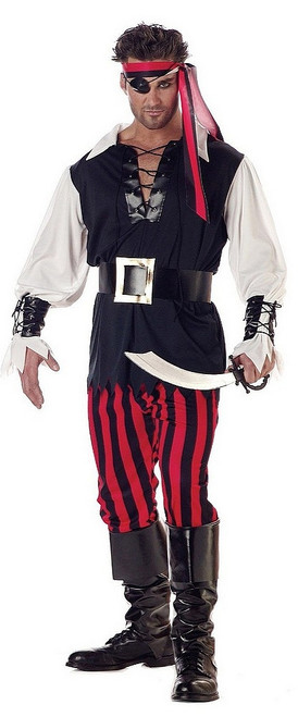 Costume de Pirate Coupeur de Gorge Pour Hommes