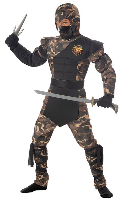 Costume Camouflage de Ninja des Forces Spéciales pour Enfant