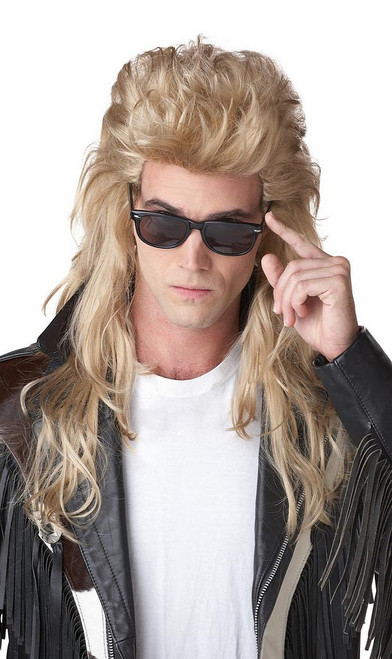 80 Blonde rock Mullet