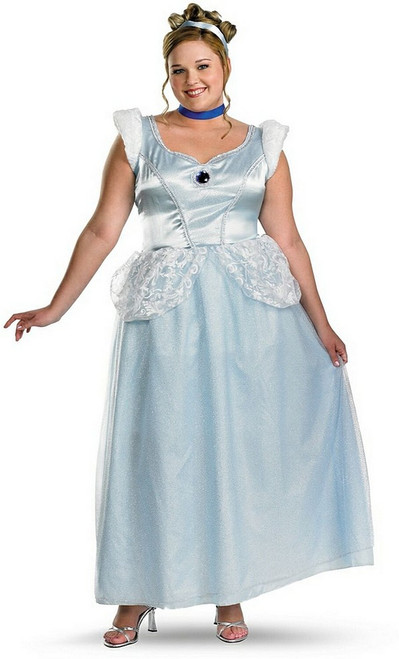Costume de la princesse cendrillon taille plus