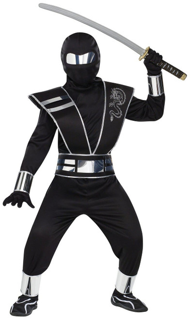 Costume du Ninja Miroir Argenté pour Enfant