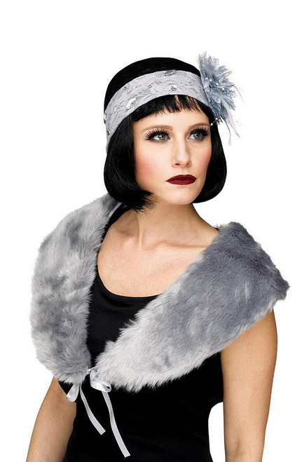 Gris flapper Stole